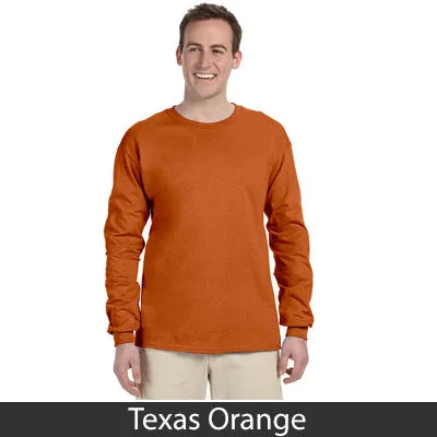 Phi Delta Theta Long-Sleeve Shirt, 2-Pack Bundle Deal - Gildan 2400 - TWILL