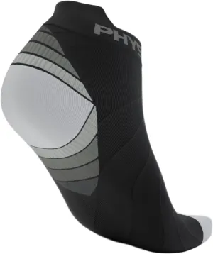 Physix Gear Short Compression Socks for Men & Women - Best Low Compression Socks Women & Men Ankle Socks with Arch Support