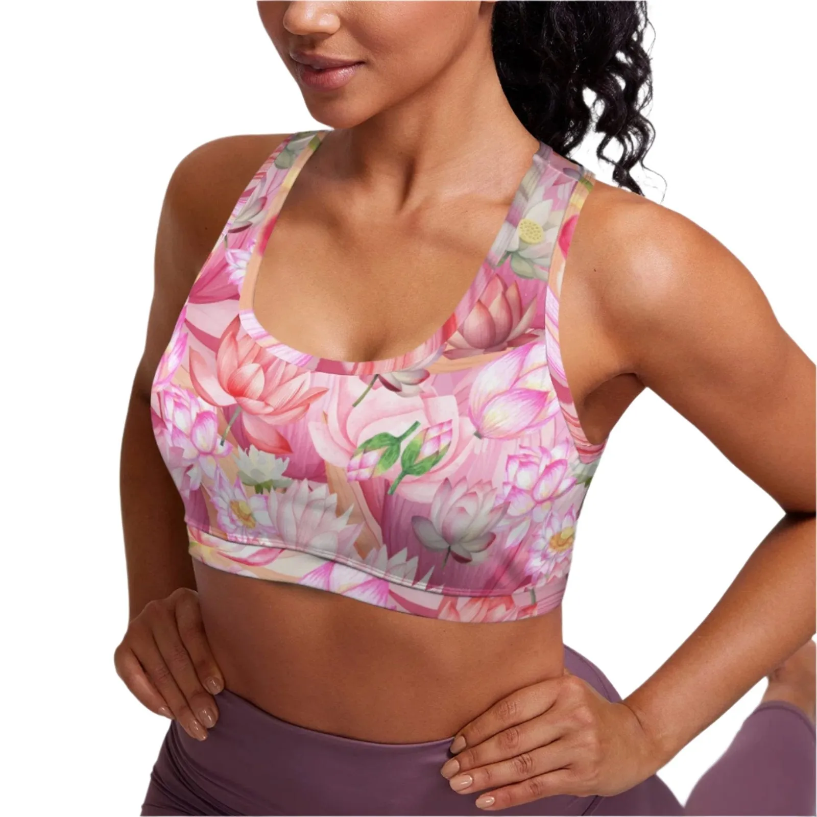 Pink Lotus Sports Top up to 5 XL (FWS)
