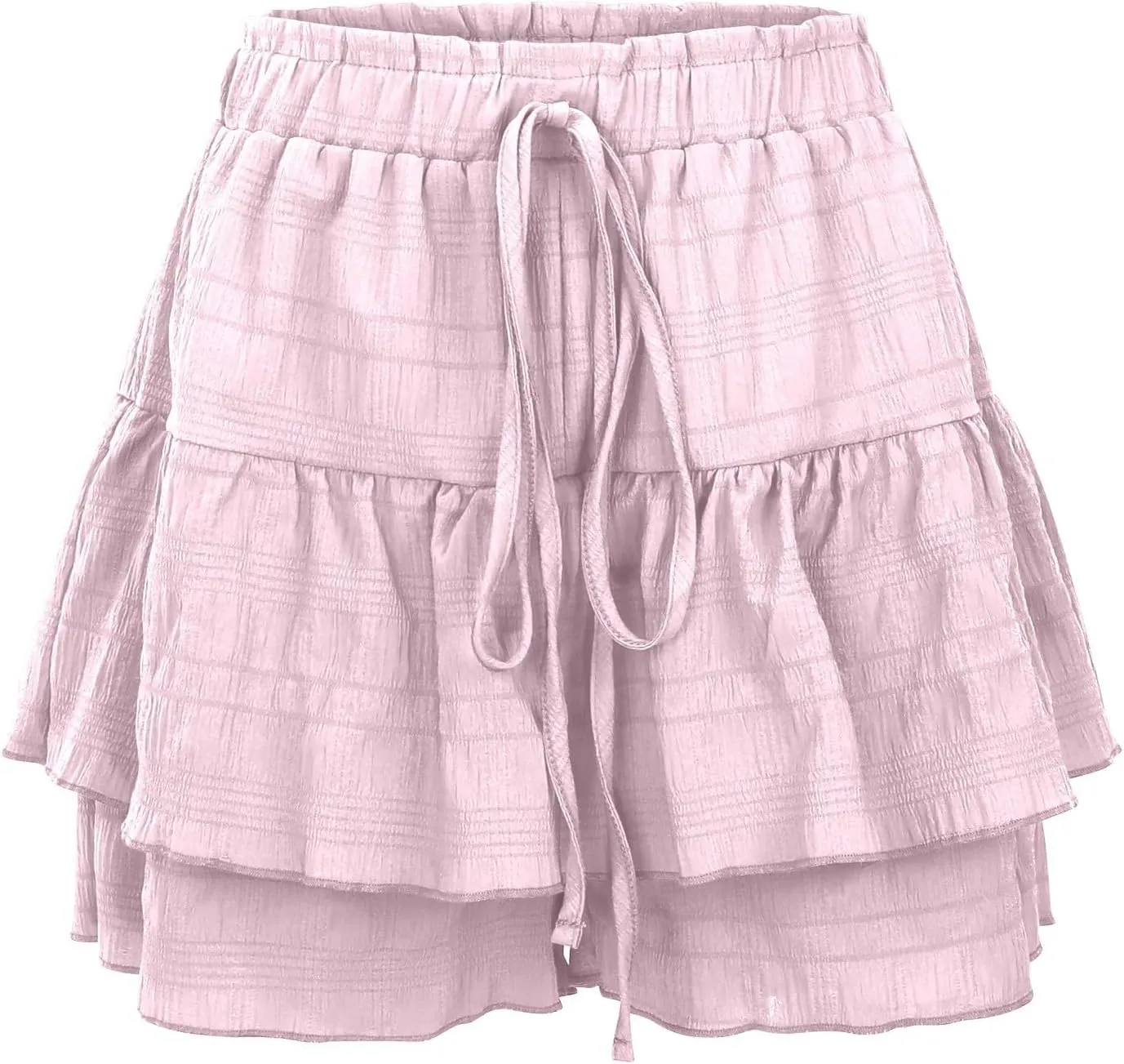 Pleated Tennis Skirt for Women High Waisted with Shorts Underneath Drawstring Athletic Golf Ruffle Skorts Skirts