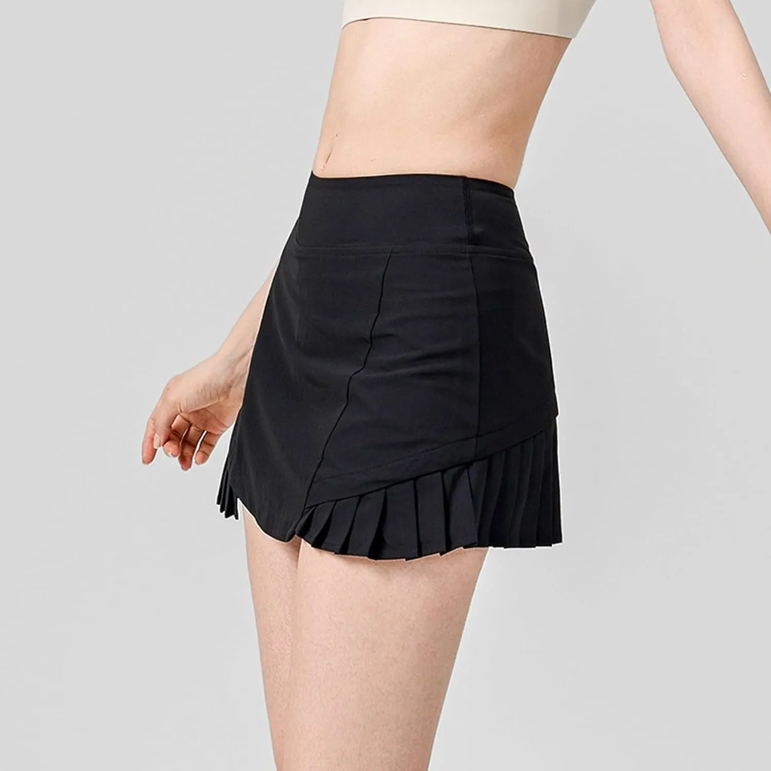 Pleated Tennis Skirts for Women, Pleated Athletic Skirts with Pocket Lightweight High Waisted Golf Skirt