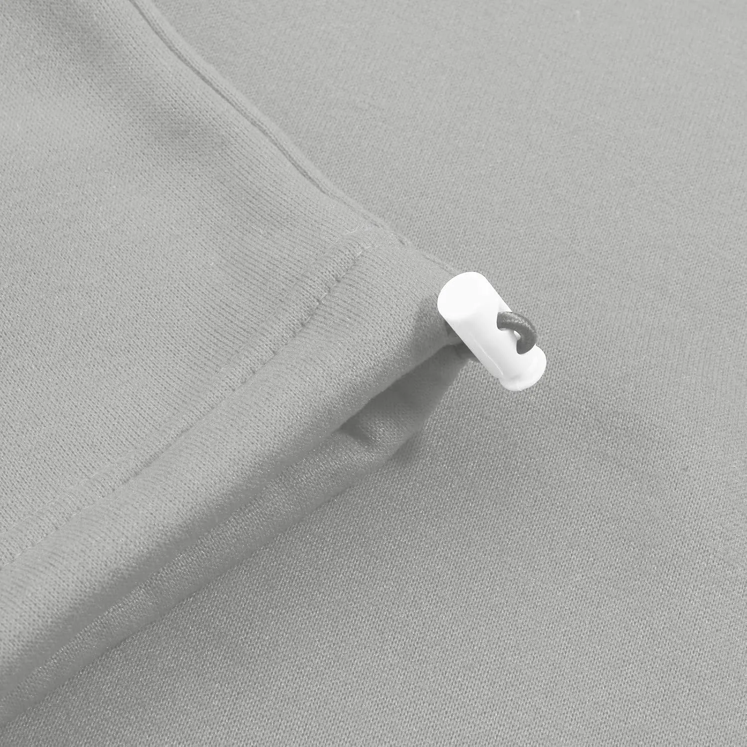 Plus Size Cargo Sweatpants for Men Casual Drawstring Waist Open Bottom Sweatpants Baggy Sweat Pants with Pockets
