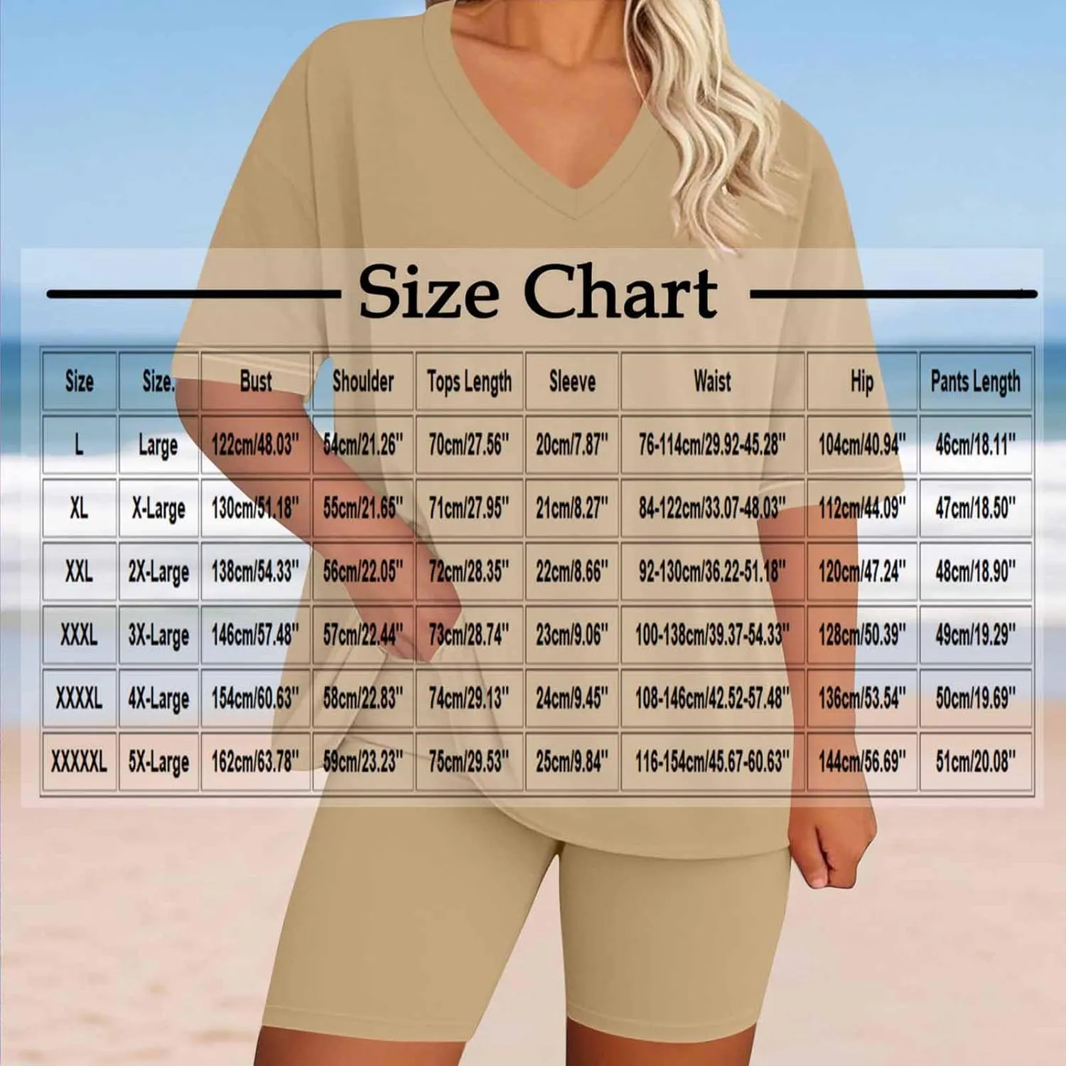 Plus Size Lounge Sets for Women V Neck Short Sleeve T Shirts Elastic Waist Biker Yoga Shorts with Pockets
