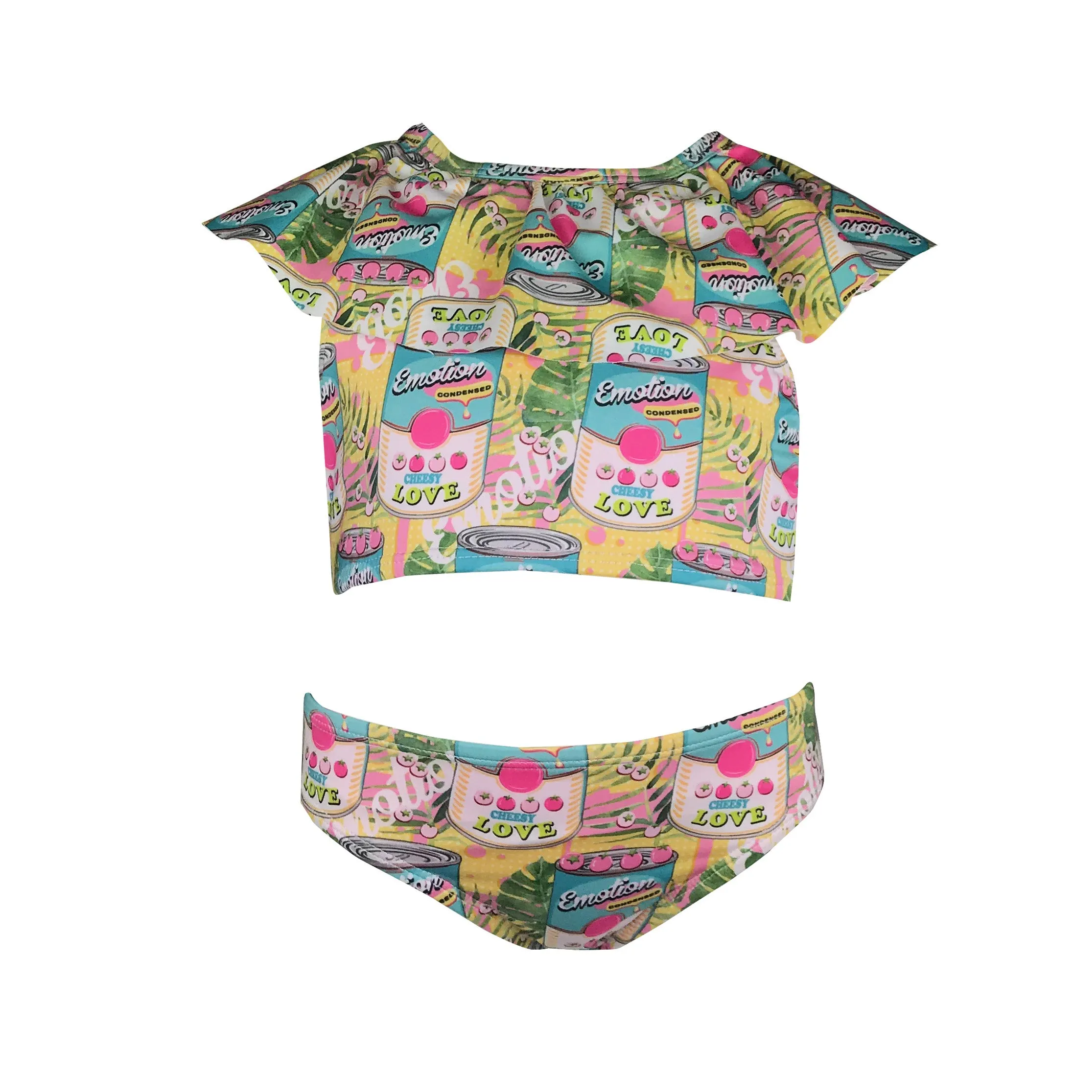 Pop Art Cross Back Bikini Set