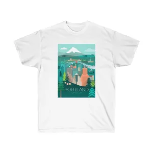 PORTLAND, OREGON UNISEX ULTRA COTTON TEE