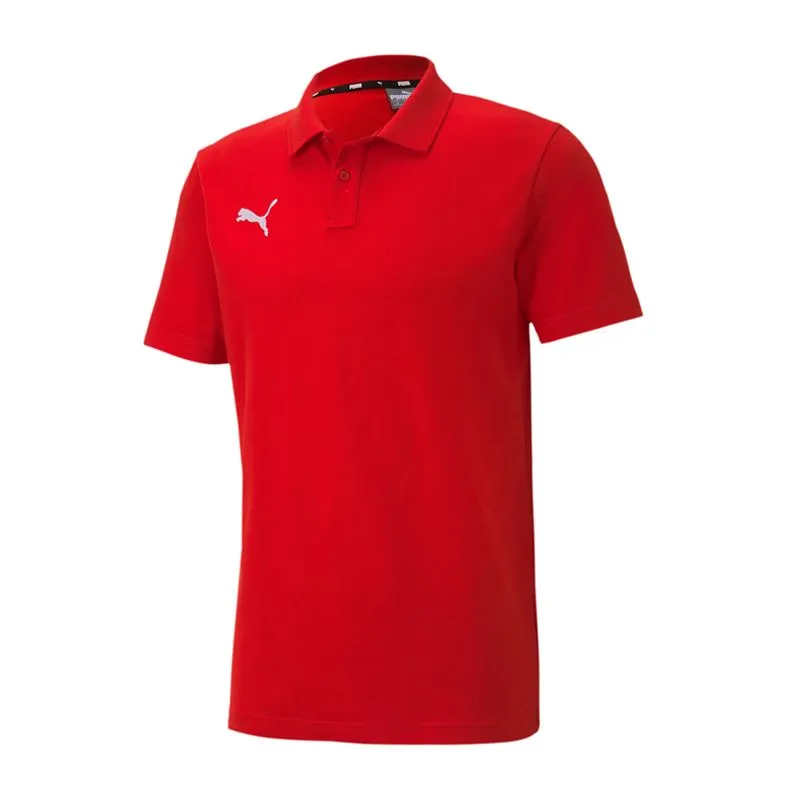 Puma teamGOAL 23 Men's Red Polo – Comfort Meets Style for Football Enthusiasts!