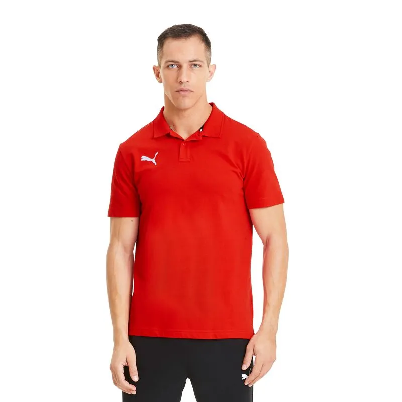 Puma teamGOAL 23 Men's Red Polo – Comfort Meets Style for Football Enthusiasts!