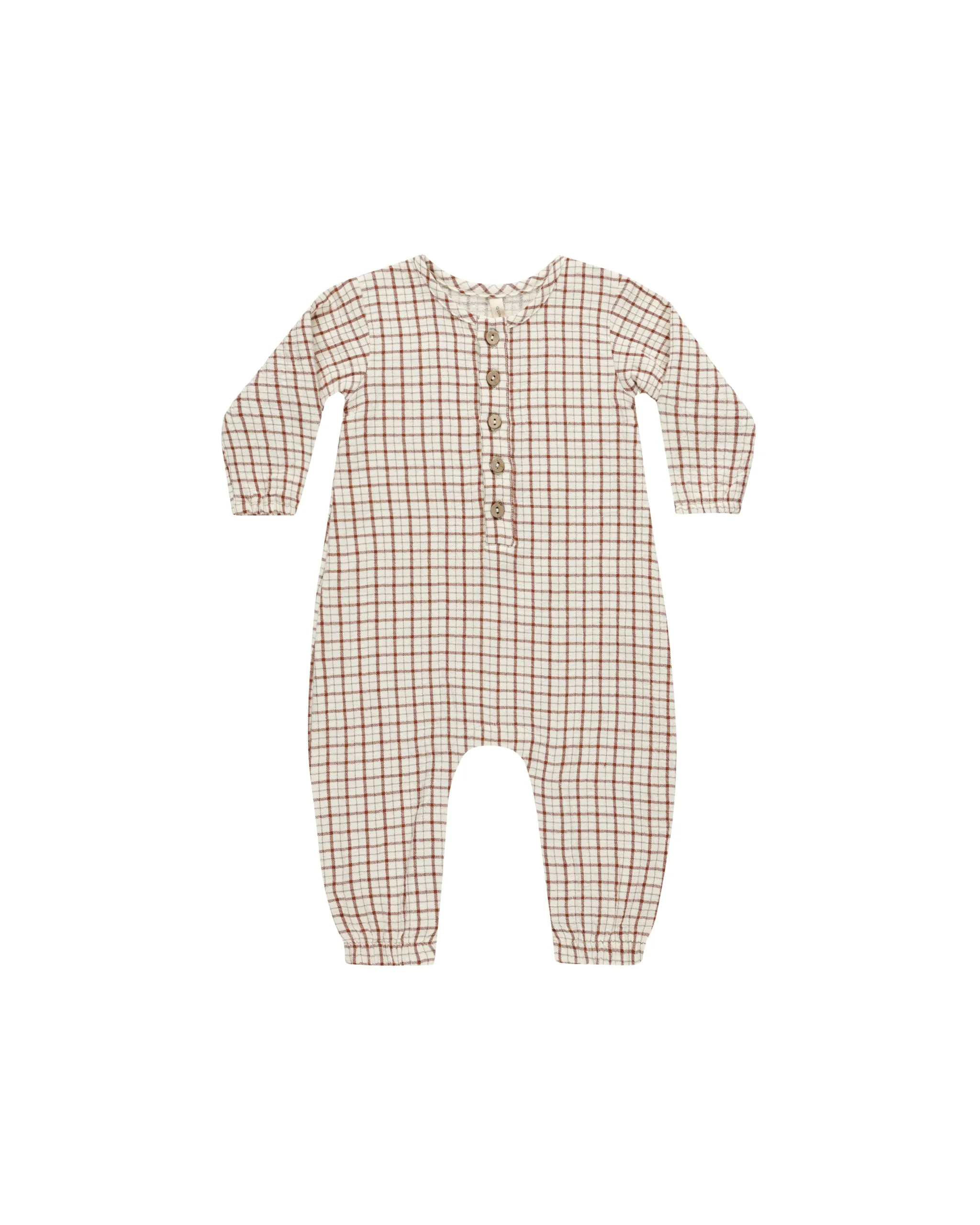 Quincy Mae - Woven Jumpsuit (Holiday Check)