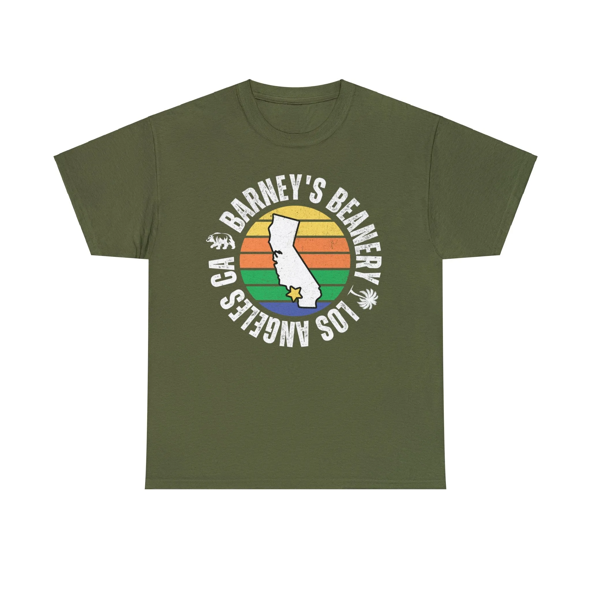 Retro Sunset | BARNEY'S BEANERY - Men's Retro Graphic Tee
