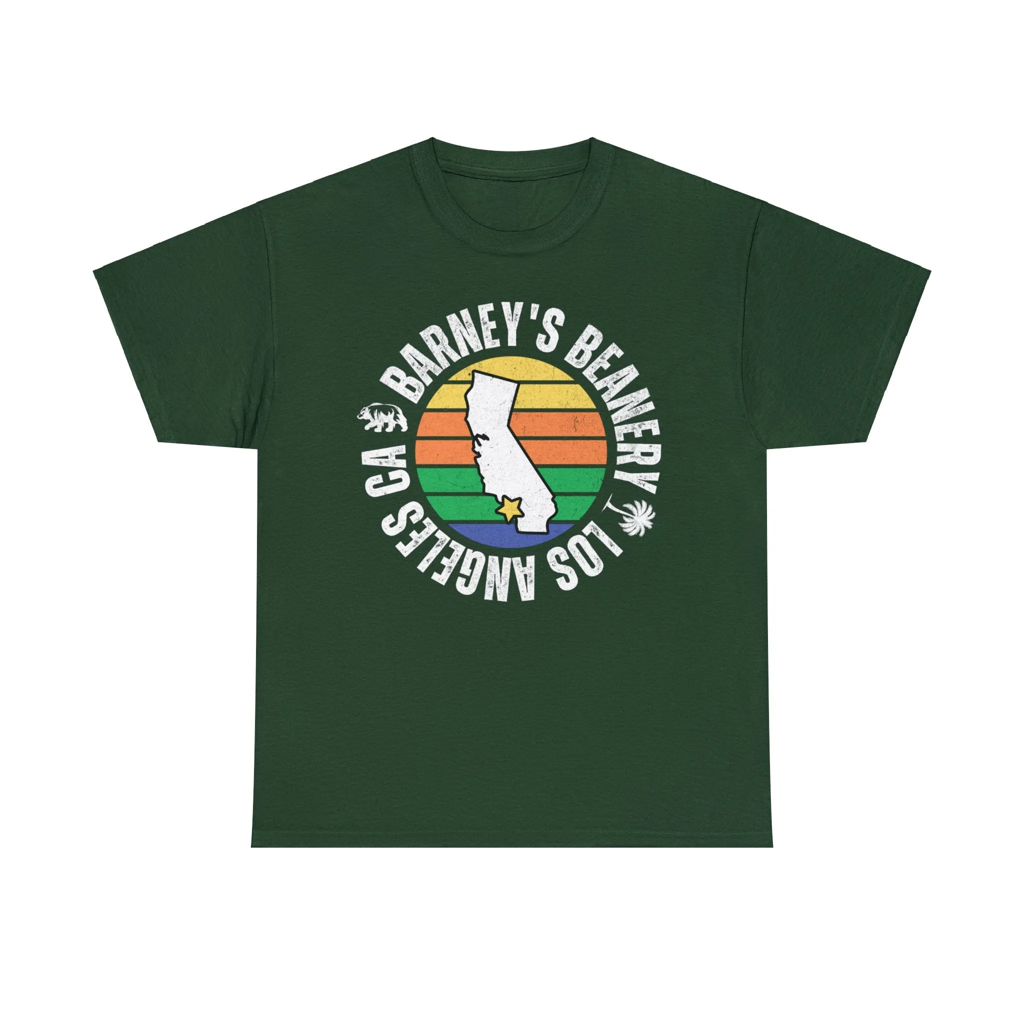 Retro Sunset | BARNEY'S BEANERY - Men's Retro Graphic Tee