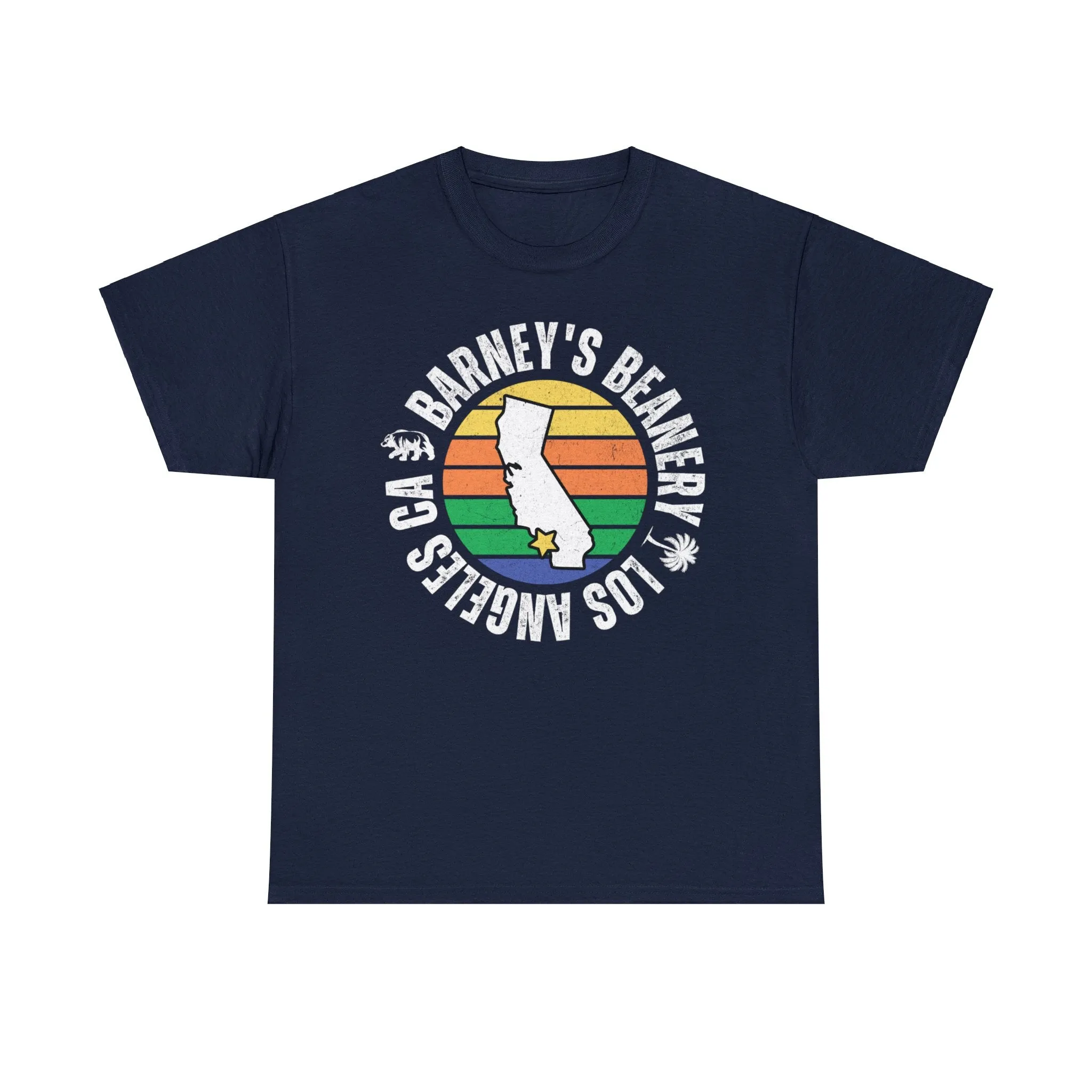 Retro Sunset | BARNEY'S BEANERY - Men's Retro Graphic Tee