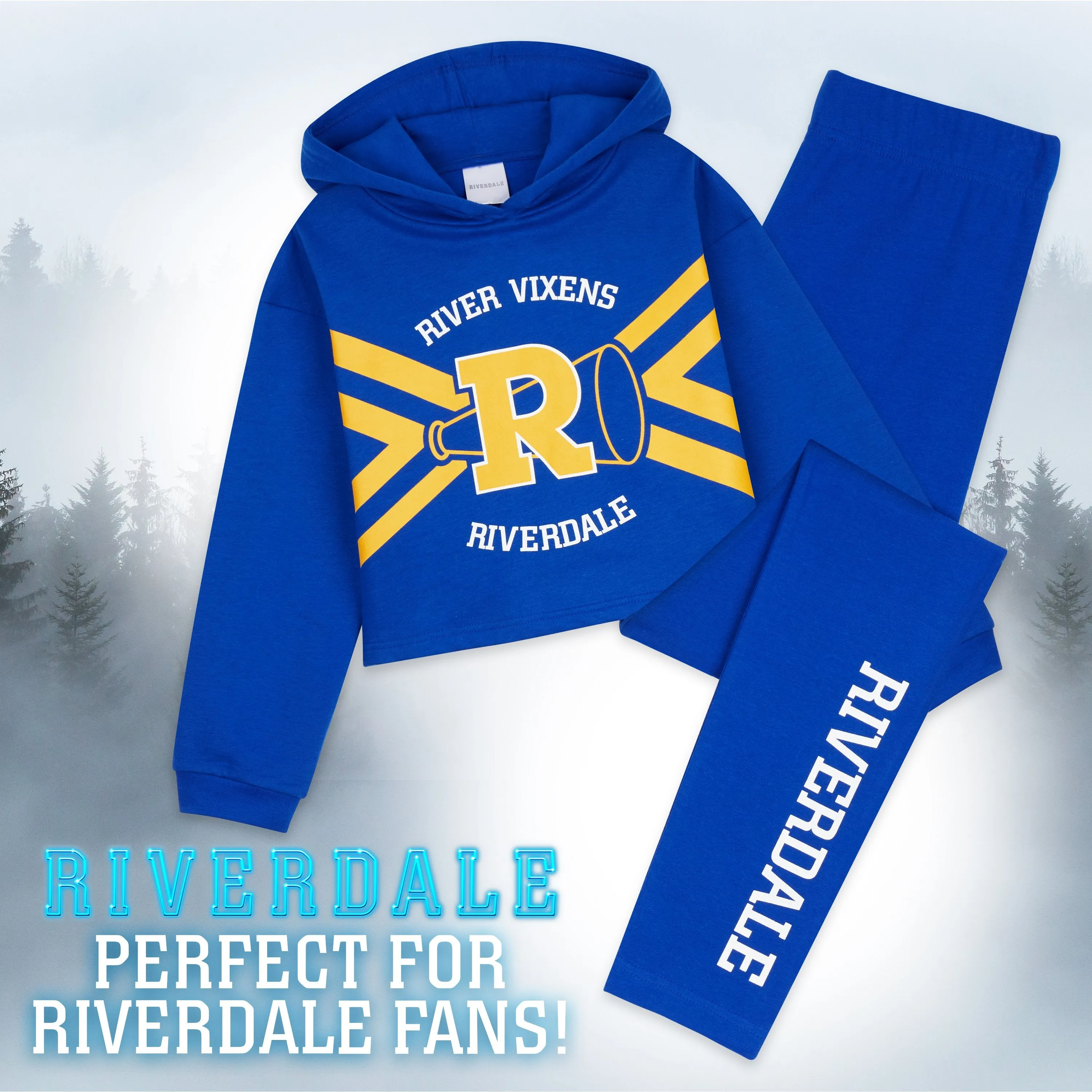 Riverdale Clothes for Girls, Crop Hoodie & Leggings Set - River Vixens