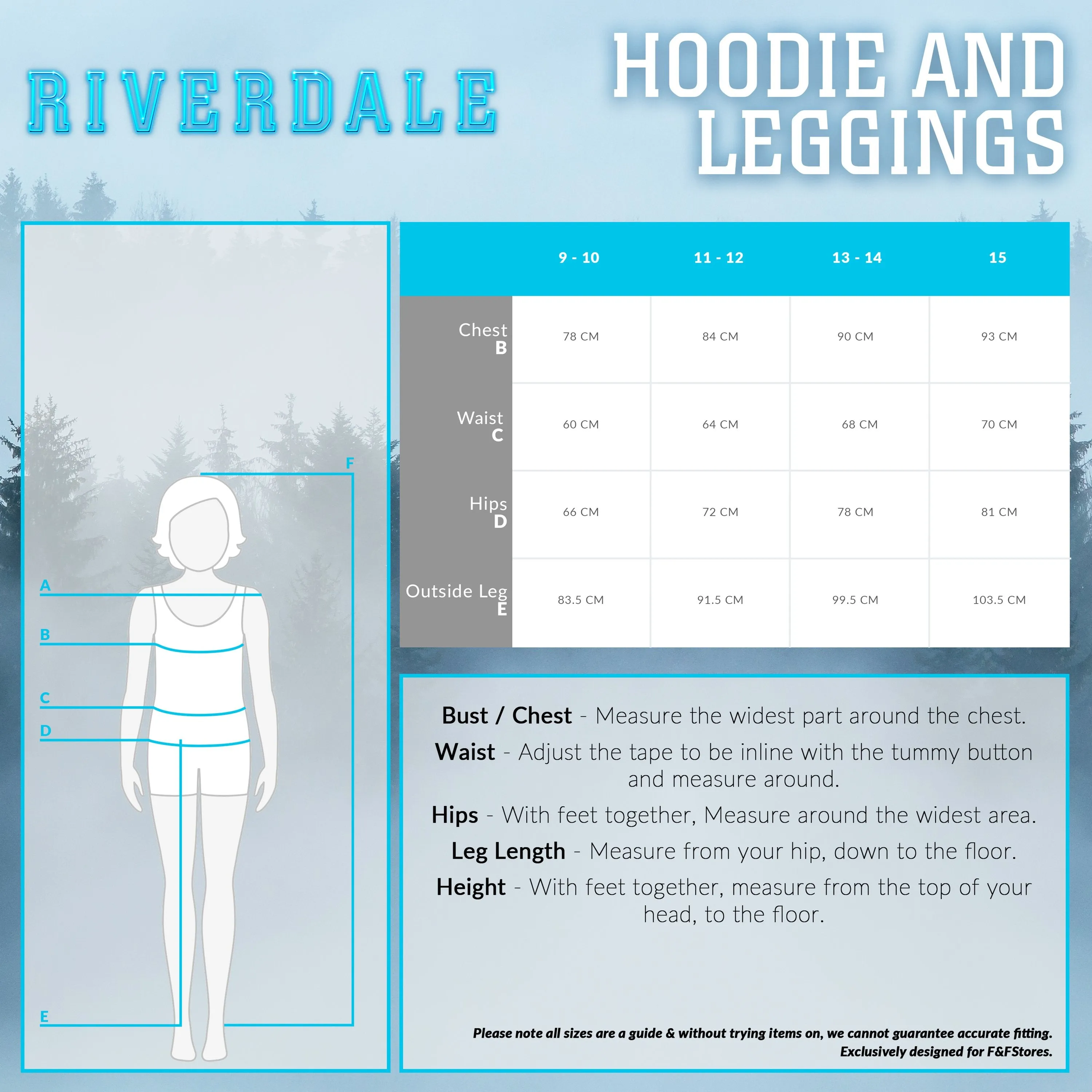 Riverdale Clothes for Girls, Crop Hoodie & Leggings Set - River Vixens
