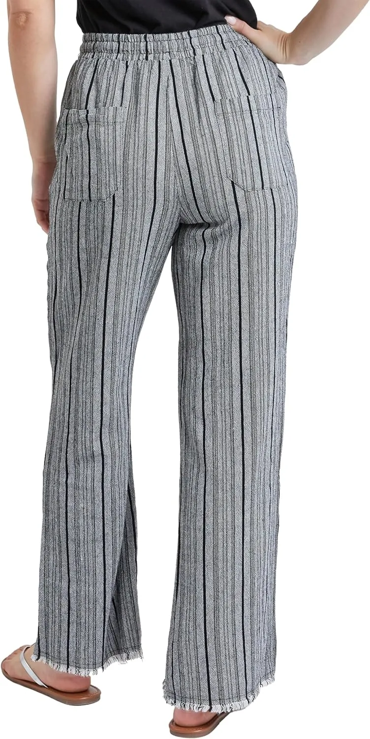 Royalty For Me Womens Women’s Casual Summer Beach High Rise PantsCasual Pants