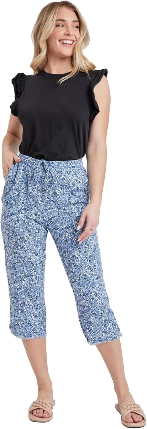 Royalty For Me Womens Womens Casual Summer High Rise Linen PantsCasual Pants