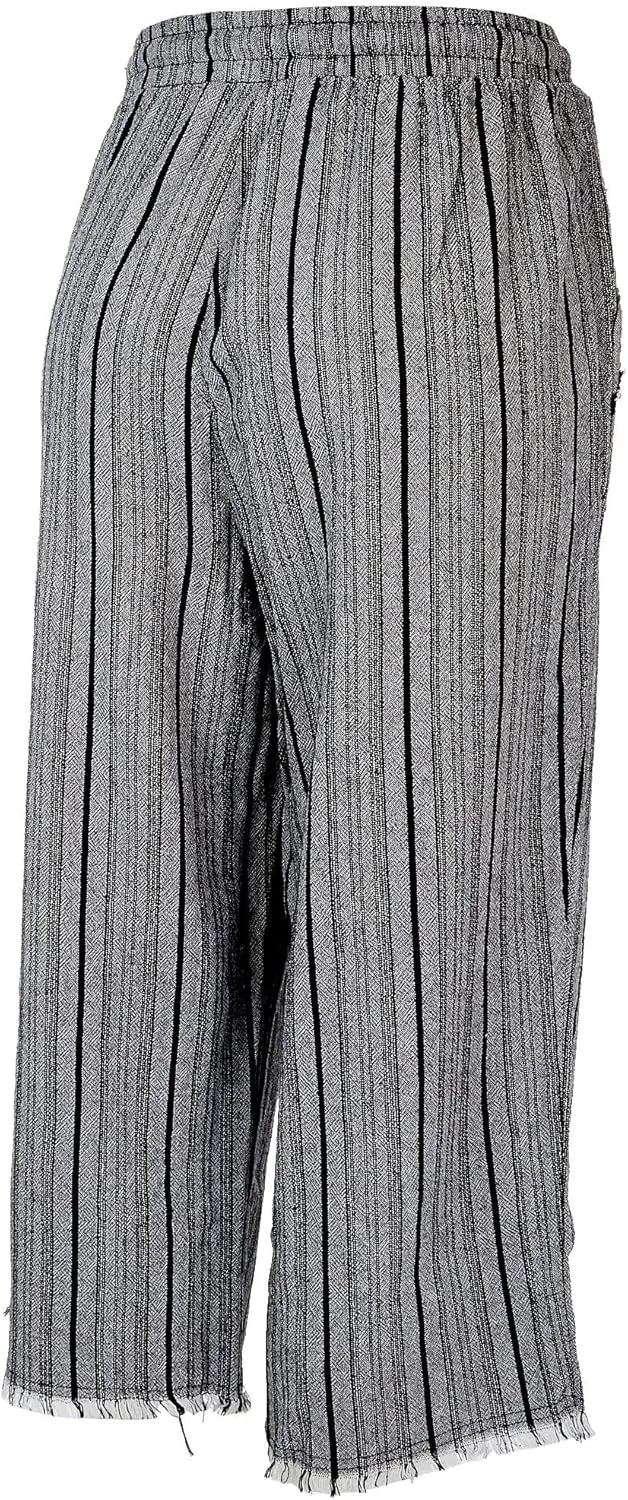 Royalty For Me Womens Womens Casual Summer High Rise Linen PantsCasual Pants