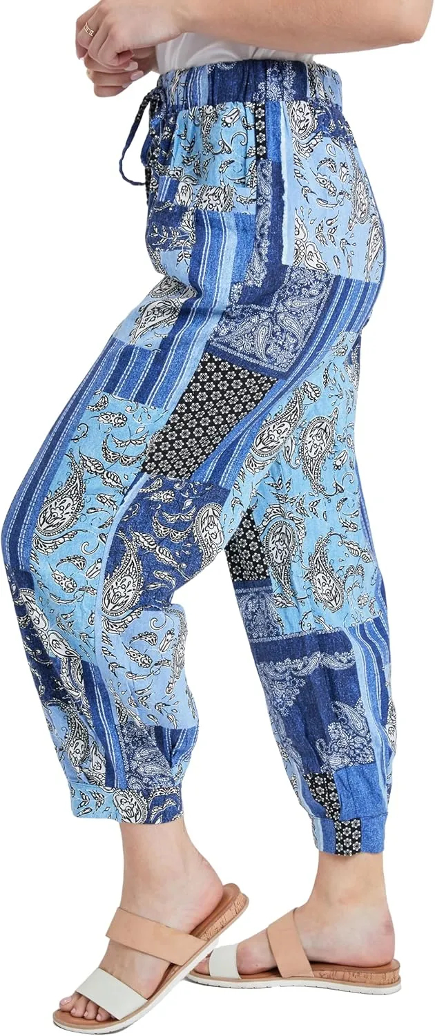 Royalty For Me Womens Women’s Casual Summer High Rise Pants