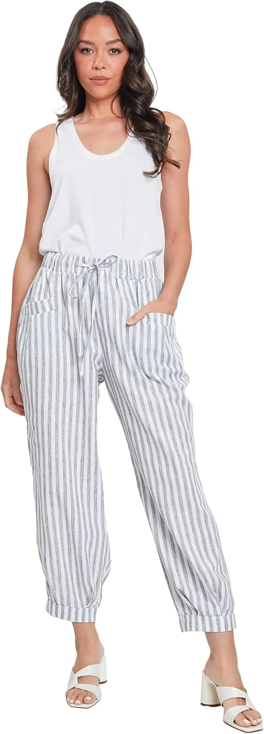 Royalty For Me Womens Women’s Casual Summer High Rise Pants