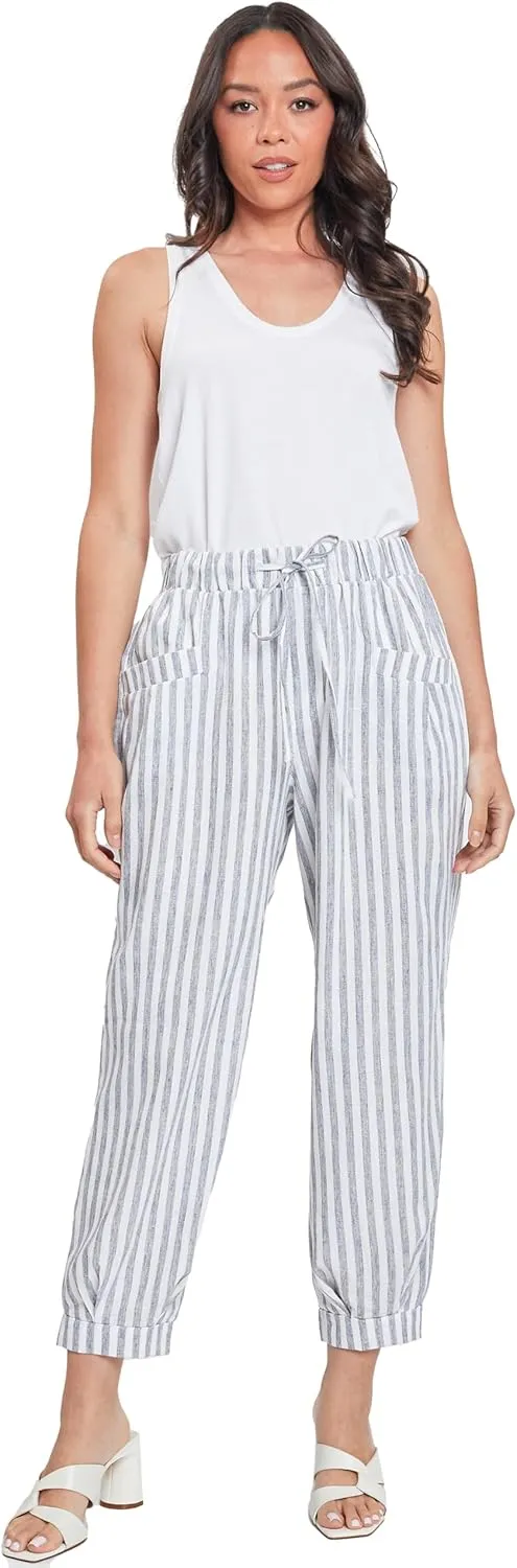 Royalty For Me Womens Women’s Casual Summer High Rise Pants