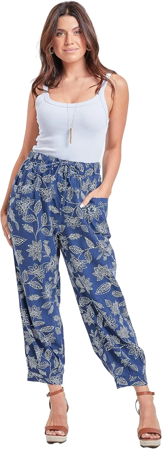 Royalty For Me Womens Women’s Casual Summer High Rise Pants