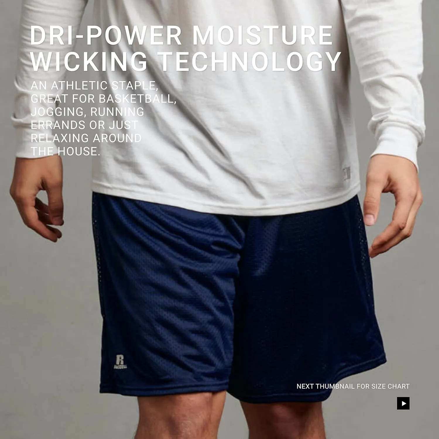 Russell Athletic Men's 9 Inch Mesh Short