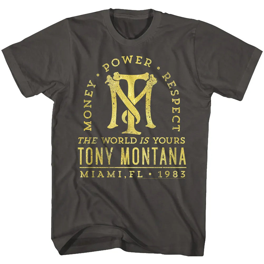 Scarface Gold Text Men's T-Shirt