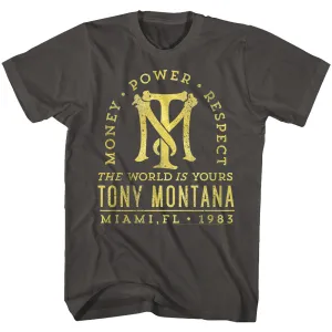 Scarface Gold Text Men's T-Shirt