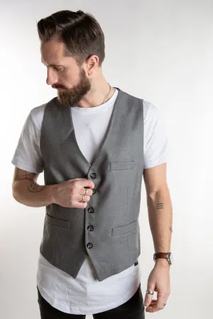 Score Waistcoat - Grey