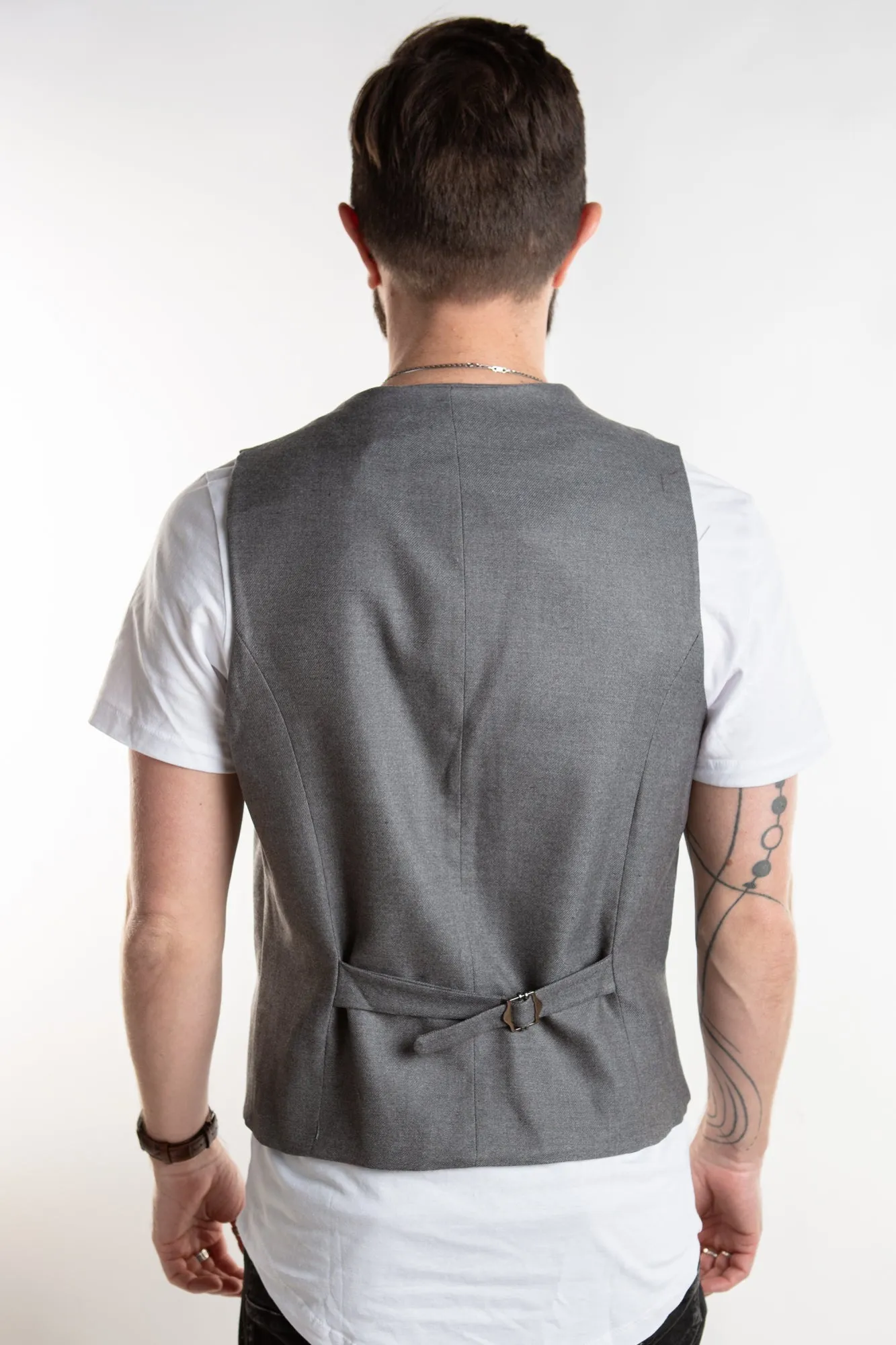Score Waistcoat - Grey
