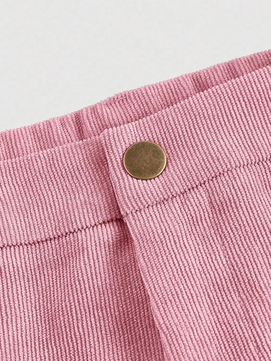 SECOLI Women's Straight Wide Leg Trousers Pants Pink Casual Solid Wide Leg Pants