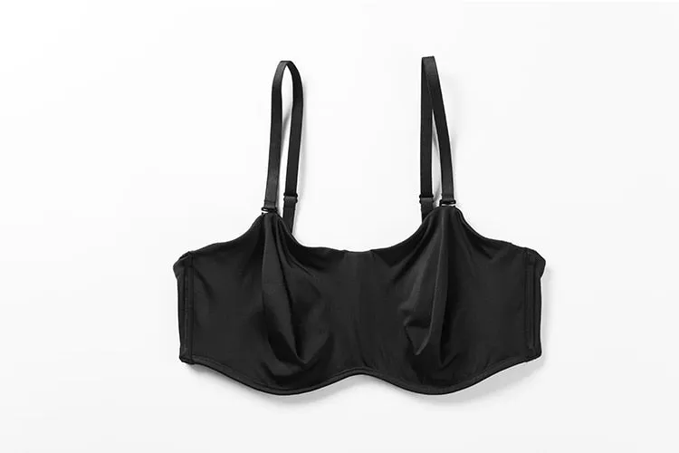 Sexy Women's Smooth Seamless Invisible Underwire Bra With Convertible Strap