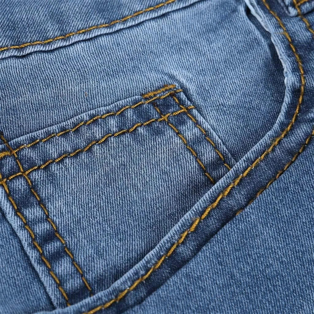 Shorts Women's Casual Denim Hotpant High Broken Slim Women Ripped Waisted Denim Jeans Fit Pantalones Elastic athletic Pants