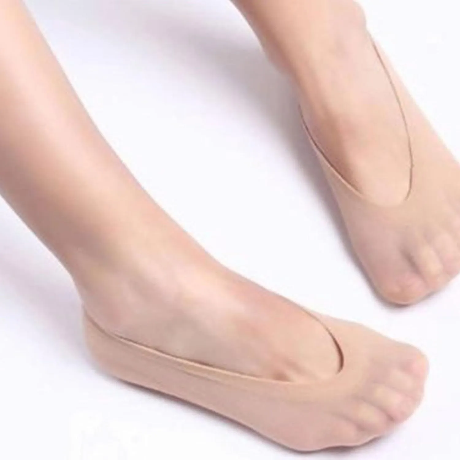 Silky Silicone Anti Slip Socks Ultra Low Cut Liner Socks Women No Show Non Slip Hidden for Flat Boat Summer