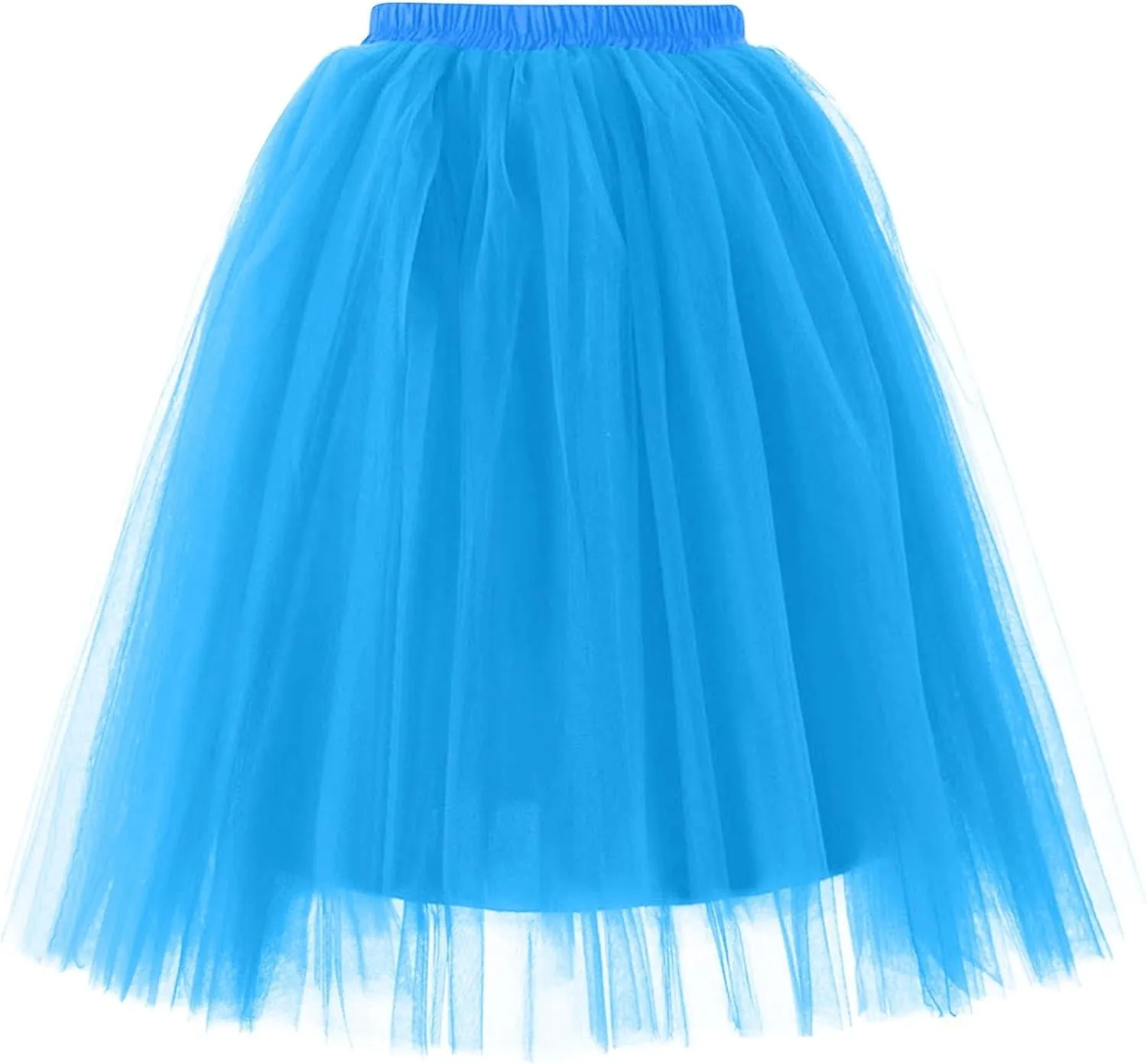 Skirts for Women Pleated Tulle Short Skirt Solid Color High Waist Tutu Ballet Half-Body Clothes Adult Dancing Skirts