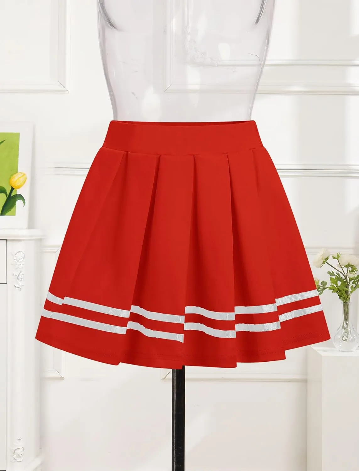 Skirts for Women Y2k Mini Skirt Casual Pleated A-line Short Skirts Pleated School Uniform Cheer Skirt