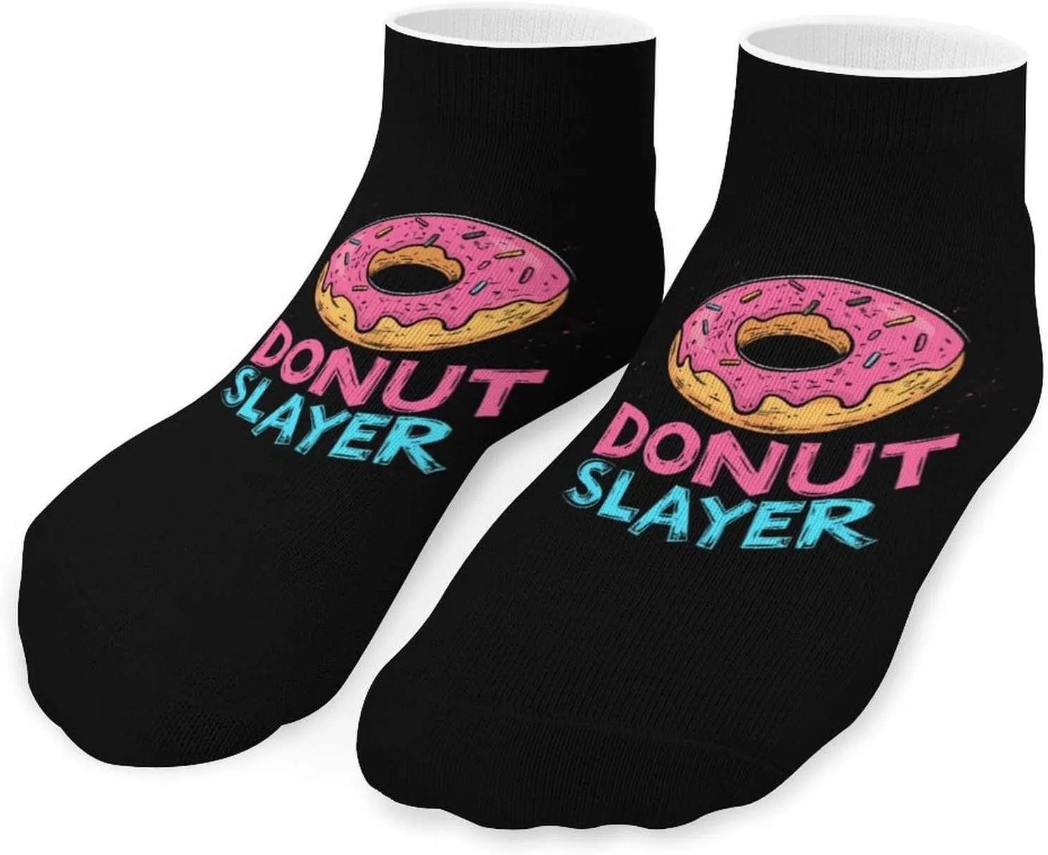 Snack Donut Unisex Activewear Ankle Socks Lightweight Low Cut And No Show Socks