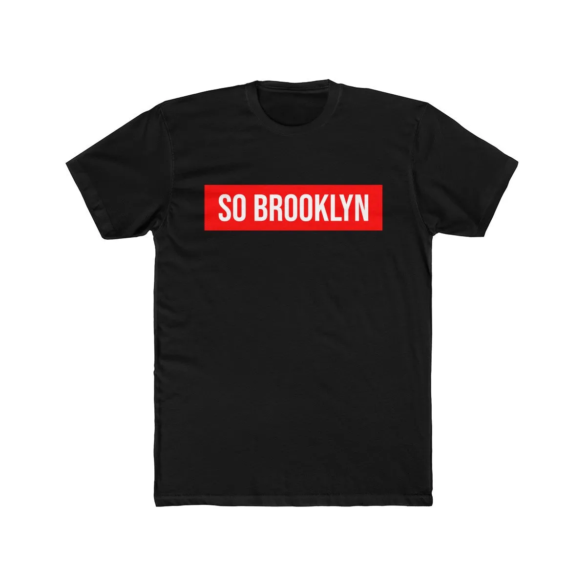 So Bk Blue Men's Cotton Crew Tee