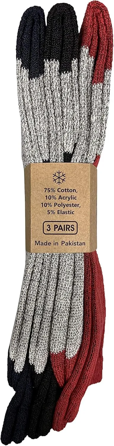 SOCKS'NBULK Mens Womens & Kids Thermal Boot Socks, Bulk Pack Thick Warm Winter Extreme Weather Socks