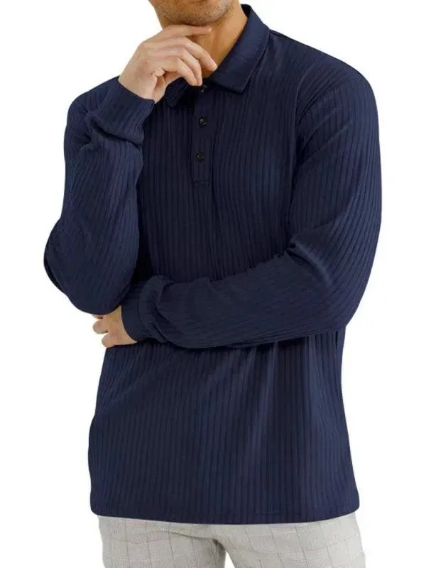Solid Polyester Polo Shirt for General - All-Season Everyday