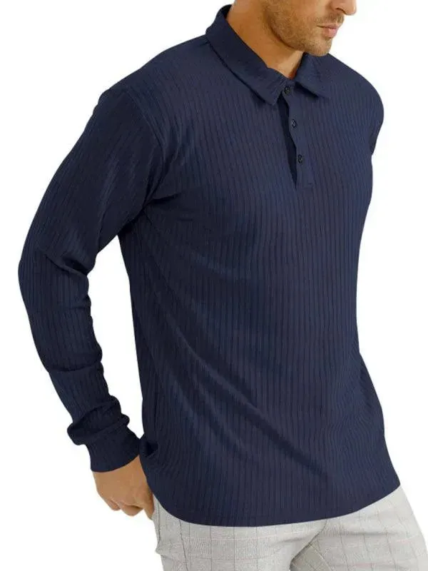 Solid Polyester Polo Shirt for General - All-Season Everyday