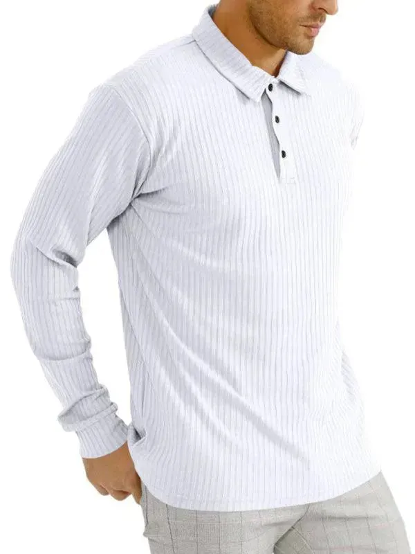 Solid Polyester Polo Shirt for General - All-Season Everyday