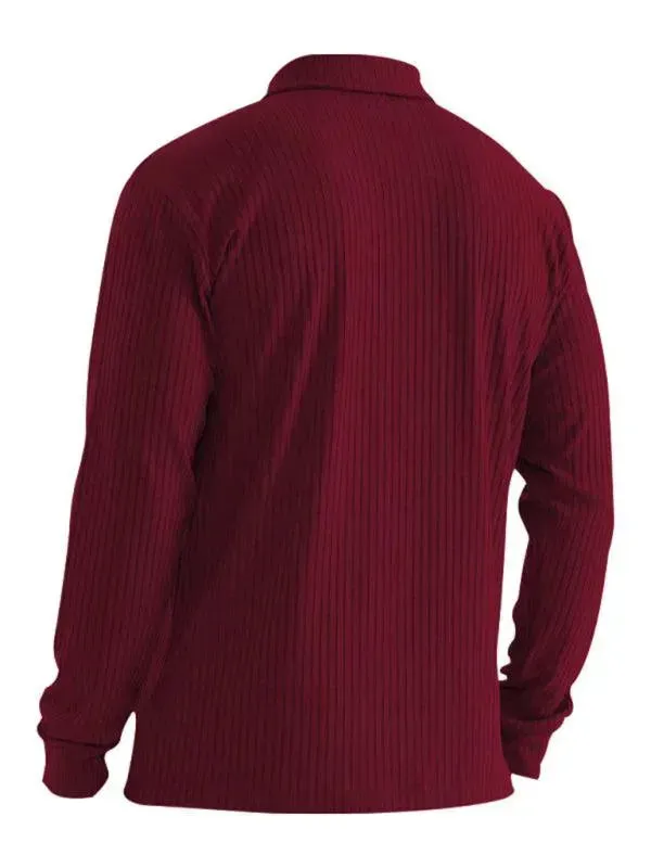 Solid Polyester Polo Shirt for General - All-Season Everyday
