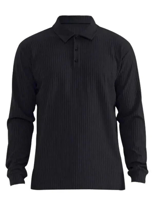 Solid Polyester Polo Shirt for General - All-Season Everyday