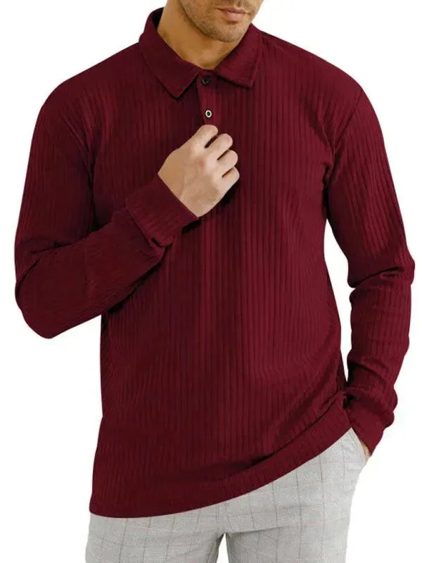 Solid Polyester Polo Shirt for General - All-Season Everyday