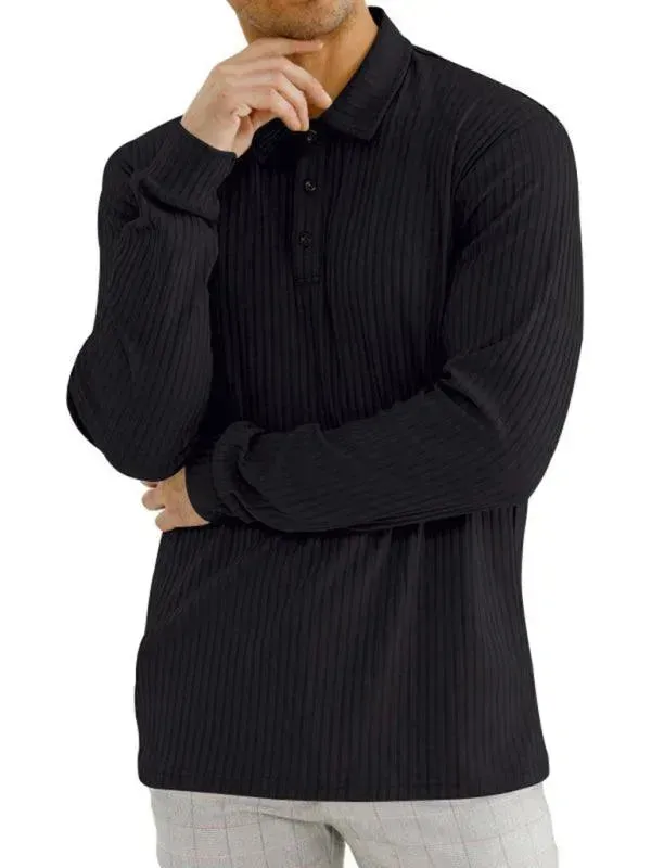 Solid Polyester Polo Shirt for General - All-Season Everyday