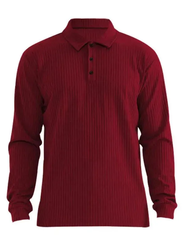 Solid Polyester Polo Shirt for General - All-Season Everyday