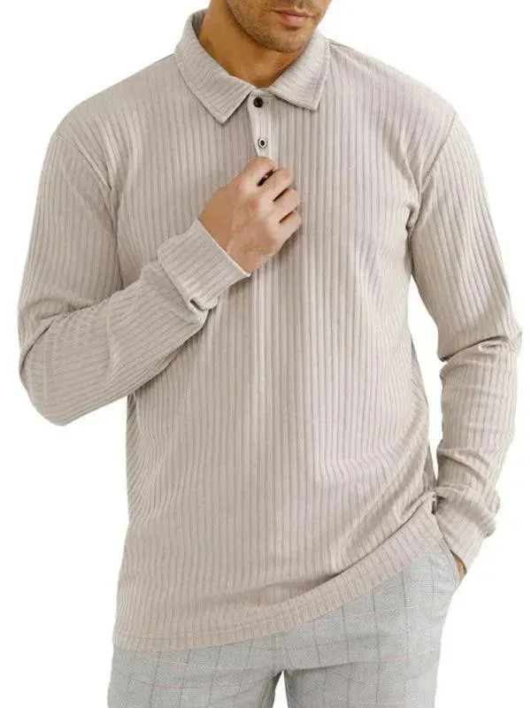 Solid Polyester Polo Shirt for General - All-Season Everyday