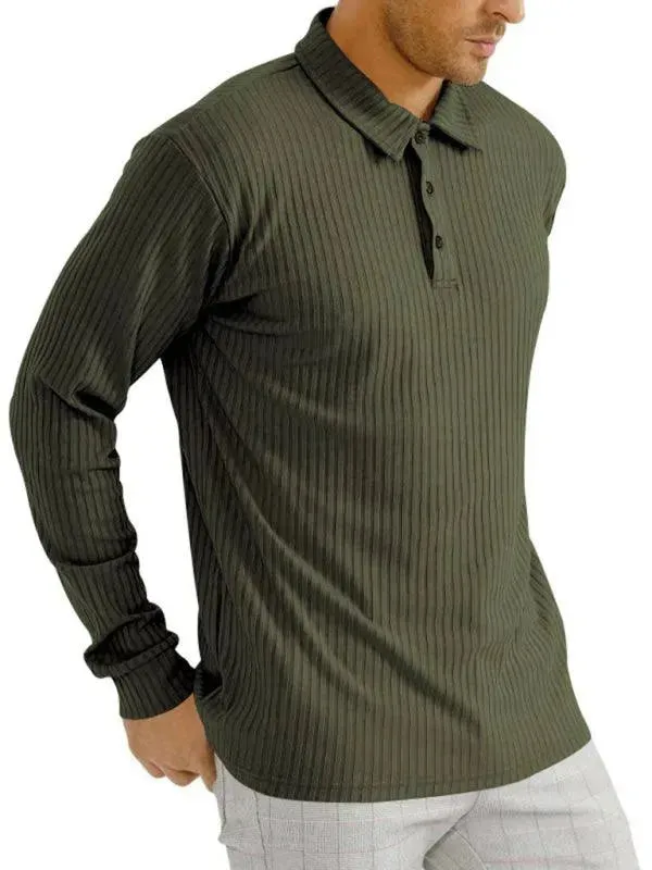 Solid Polyester Polo Shirt for General - All-Season Everyday