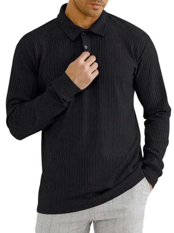 Solid Polyester Polo Shirt for General - All-Season Everyday