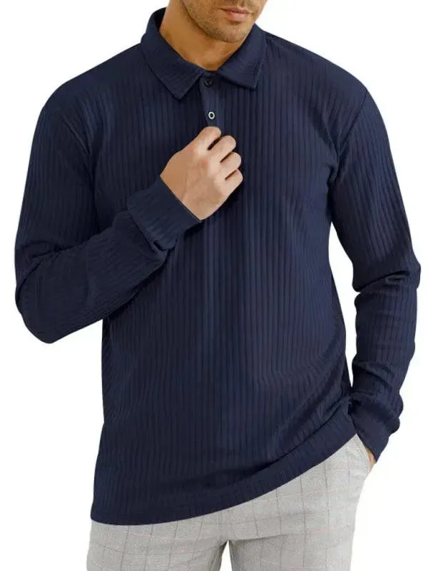 Solid Polyester Polo Shirt for General - All-Season Everyday